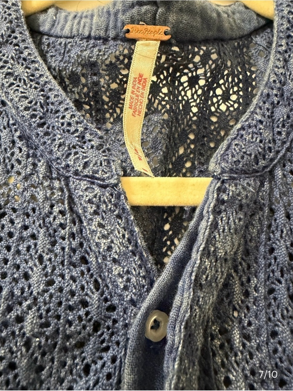 Free People boho tiered dress  size small NWOT - Picture 7 of 10